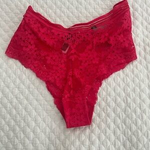 City Chic Azalia Brontë Shorty Lace Panties color Azalia (hot pinkish) NWT 20